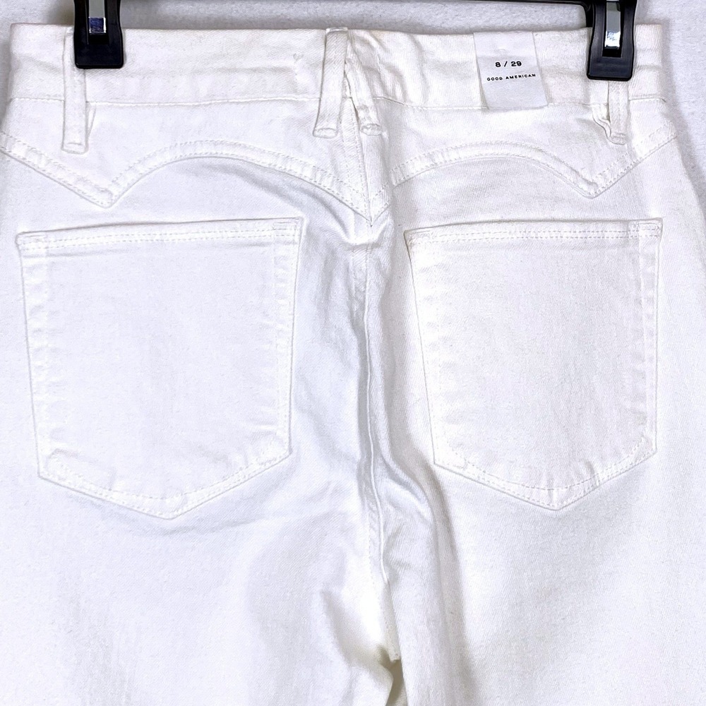 Good American White Boot Cut Jeans - Picture 9 of 9